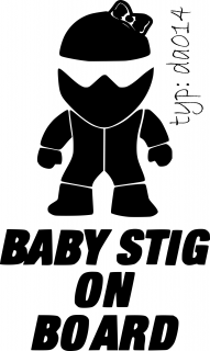 Dítě v autě - Stig
