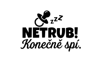 NETRUB! Konečně spí.